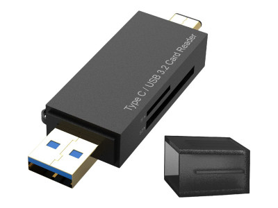 DLH : LECTEUR carte SD MICRO SD USB-C/USB-A