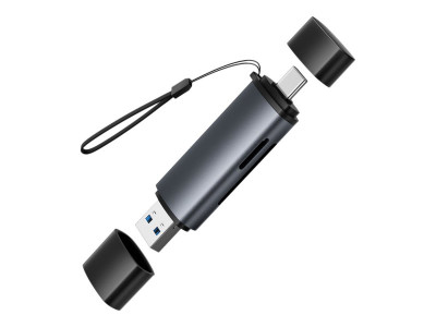 DLH : LECTEUR carte SD MICRO SD USB-C/USB-A