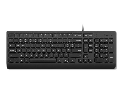 Lenovo : ESSENTIAL WIRED KEYBOARD (BLACK) - FRENCH 189