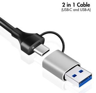 LogiLink USB auf RJ45 Ethernet Netzwerkadapter, grau