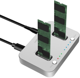 LogiLink SSD Docking Station mit Offline-Klonfuntion, USB-C