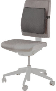Fellowes Coussin de dossier confort Breyta, noir