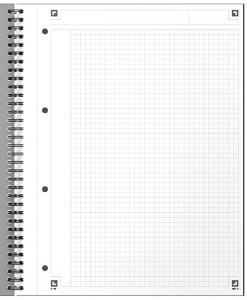 Oxford International Cahier NOTEBOOK, A4, ligné