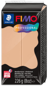 FIMO PROFESSIONAL Pâte à modeler, 226 g, beige