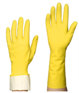 Spontex Gant en latex Multi-Use, taille: M, jaune