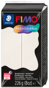 FIMO PROFESSIONAL Pâte à modeler, 226 g, noir