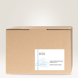 AVERY Zweckform Étiquette d'expédition, 105 x 74 mm, blanc