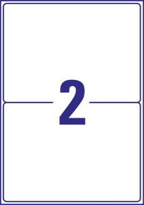 AVERY Zweckform Étiquette d'expédition, 105 x 148 mm, blanc