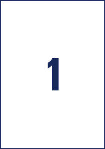 AVERY Zweckform Étiquette d'expédition, 105 x 148 mm, blanc