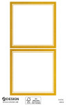 ZDesign HOME Étiquette, cadre doré, 50 x 50 mm ZDesign HOME Étiquette, cadre doré, 50 x 50 mm