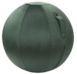 ALBA Ballon d'assise ergonomique MHBALL, velours, vert