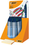 BIC Stylo à bille 4 Colours Smooth Drop, S, présentoir de 30 BIC Stylo à bille 4 Colours Smooth Drop, S, présentoir de 30
