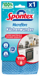 Spontex Chiffon épais microfibre Küchenwunder 3D, bleu