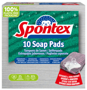 Spontex Tampon de savon, pack de 10