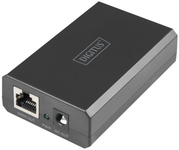 DIGITUS Répartiteur PoE Gigabit Ethernet, 802.3bt, 51 W