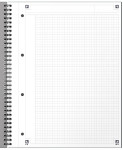 Oxford International Cahier NOTEBOOK, A4, ligné, noir
