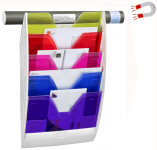 CEP Présentoir mural Happy, magnétique, A4, 5 compartiments CEP Présentoir mural Happy, magnétique, A4, 5 compartiments