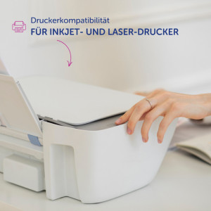 AVERY Insert imprimable pour badge, 190 g/m2, 64x22mm, blanc