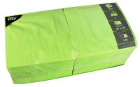 Serviettes Lunch PAPSTAR, 330 x 330 mm, 3 plis, vert citron