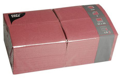 PAPSTAR Bistro-Servietten, 330 x 330 mm, 3-lagig, creme