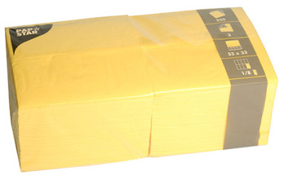 PAPSTAR Bistro-Servietten, 330 x 330 mm, 3-lagig, creme
