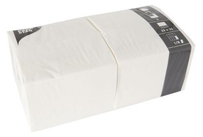 PAPSTAR Bistro-Servietten, 330 x 330 mm, 3-lagig, weiß