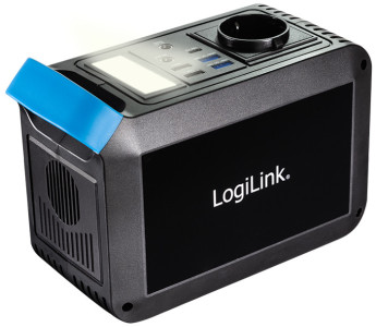 LogiLink Station de charge mobile, 300 watts, noir