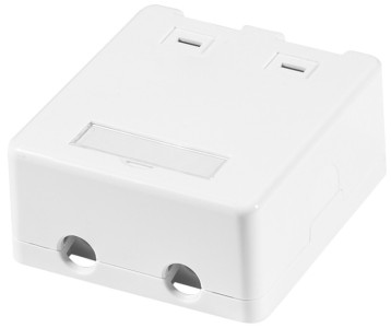 LogiLink Boîtier en saillie pour modules Keystone, 2 ports
