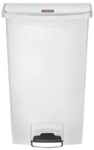 Rubbermaid Collecteur à pédale Slim Jim, 68 litres, gris