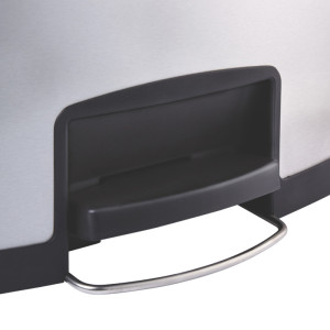 Rubbermaid Collecteur à pédale Slim Jim, en métal, 90 litres