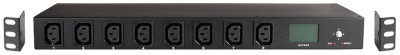 Multiprise IP LogiLink, 8 prises, 1 U, noir
