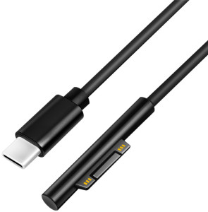 Câble de charge LogiLink USB-C vers Microsoft Surface, noir, 1,8 m
