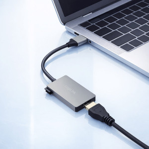 LogiLink Adaptateur vidéo USB 3.0 - HDMI Vidéo, gris