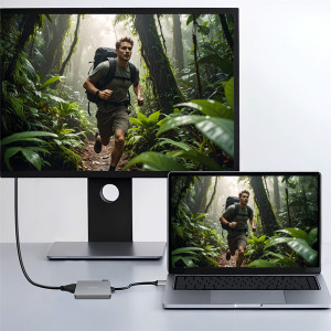 LogiLink Adaptateur vidéo USB 3.0 - HDMI Vidéo, gris