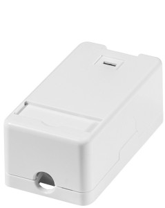 LogiLink Boîtier en saillie pour modules Keystone, 1 port