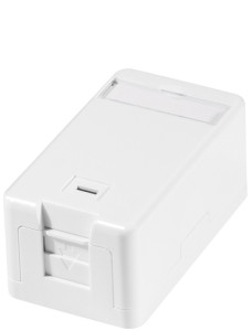 LogiLink Boîtier en saillie pour modules Keystone, 1 port