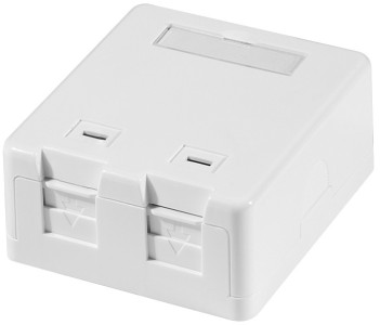 LogiLink Boîtier en saillie pour modules Keystone, 1 port