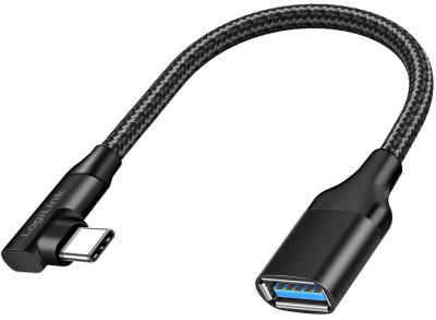 LogiLink USB 3.2 Gen2 Adapterkabel, USB-C - USB-A, 0,2 m