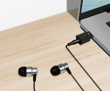 LogiLink DAC Audio-Adapter mit EQ, USB-C - 3,5 mm Klinke