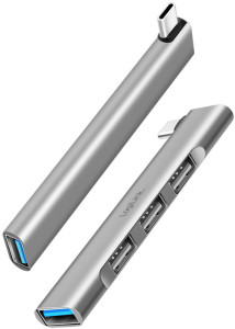 LogiLink USB 3.0 Ultraslim-Hub, 4-Port, Aluminiumgehäuse