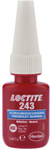 LOCTITE Spezialkleber SCHRAUBENSICHERUNG, 5 ml Flasche