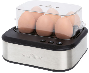 PROFI COOK Cuiseur à oeufs PC-EK 1276, avec signal vocal