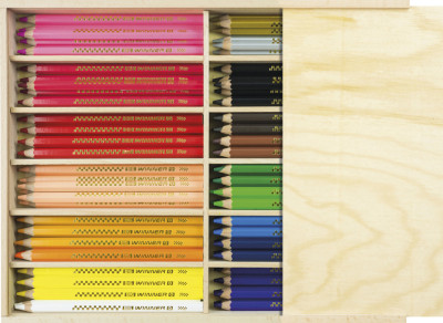 EBERHARD FABER Crayon de couleur BIG WINNER, boîte de 96