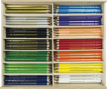 EBERHARD FABER Crayon de couleur TRI WINNER, boîte de 114
