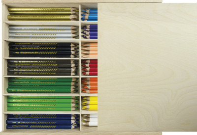 EBERHARD FABER Crayon de couleur TRI WINNER, boîte de 114