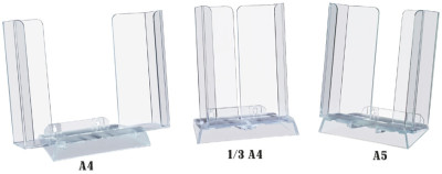 EUROPEL Porte-brochures de table, réglable, 1 compartiment