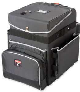Rubbermaid Chariot polyvalent Quick Cart, grand, gris