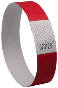 AVERY Bracelet imprimable, 256 x 19 mm, bleu fluo