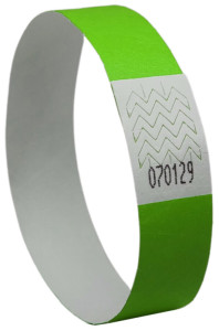 AVERY Bracelet imprimable, 256 x 19 mm, jaune fluo