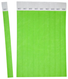 AVERY Bracelet imprimable, 256 x 19 mm, jaune fluo